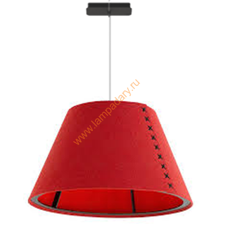 Светильник из фетра конус красный d 500 h 250 2537.500 Svetilnik iz fetra konys krasnii d 500 h 250 kypit v internet-magazine www.audur.ru za 27 800 ryb. s dostavkoi Светильник из фетра конус красный d 500 h 250