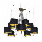 Светильник люстра LP332- Loft1163-10BL 1348.150 Svetilniki v stile loft Светильник люстра LP332- Loft1163-10BL