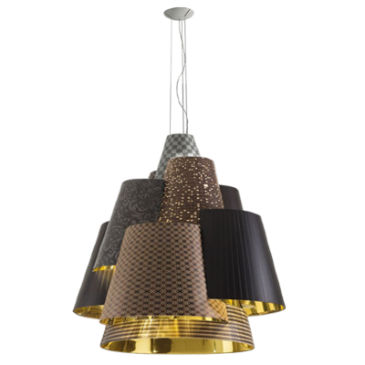2803.400 Dizainerskii svetilnik DS379 kypit v internet-magazine www.audur.ru za 70 700 ryb. s dostavkoi <h1 style="text-align: center"><span style="font-size: 28px; color: rgb(227, 108, 9); font-family: Arial;">Дизайнерский светильник DS379</span><span style="font-family: Arial; font-size: 24px;"></span></h1>

<p style="text-align: justify"><span style="font-family: Arial; font-size: 18px;">Дизайнерский светильник DS379 Каскад из конусов со своей уникальностью и неповторимой идентичностью, которому присущ особенный современный инновационный дизайн. Элегантный светильник с плафонами строгой формы и сочетающимися тканями-компаньонами подчеркнет интерьер любого помещения. Дизайнерский светильник DS379 состоит из девяти плафонов и имеет следующие размеры: длина 700 мм высота 1200 мм. Количество светоточек: 3 под патрон Е27х60W. Надежное крепление подвесного светильника обеспечивают стальные тросики. При изготовлении дизайнерского светильника DS379 используются основа пвх от европейской фабрики и авторские принты, внутренняя сторона плафонов продублирована пленкой золотого цвета (возможны иные варианты).  Данная модель светильника DS379 может быть изготовлена из различных материалов: ленты эпонж, шелка, атласа, кожи или фетра , по Вашим размерам. </span><span style="font-family: Arial; font-size: 18px;">Срок изготовления дизайнерского светильника DS379 - 14 рабочих дней. Производство: Россия.</span></p>

<p style="text-align: center"><strong><span style="font-family: Arial;">В светотехнической компании LAMPADARY.RU Вы можете заказать светильники с учетом ваших пожеланий и по мотивам известного бренда, не нарушая прав авторов и правообладателей.</span></strong></p>

<p style="text-align: center"><strong><span style="color: rgb(227, 108, 9);">НАШИ ВОЗМОЖНОСТИ - ИЗ МЕЧТЫ В РЕАЛЬНОСТЬ!!!</span></strong></p>

<p><span style="color: rgb(227, 108, 9);"><br></span></p>

<p><br></p>