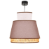 Светильник из ротанга "Сингапур" какао d 300 h 360