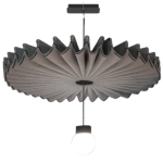 2564.150 SVETILNIKI IZ FETRA Светильник подвесной из фетра Felt Pleat чёрный d 550